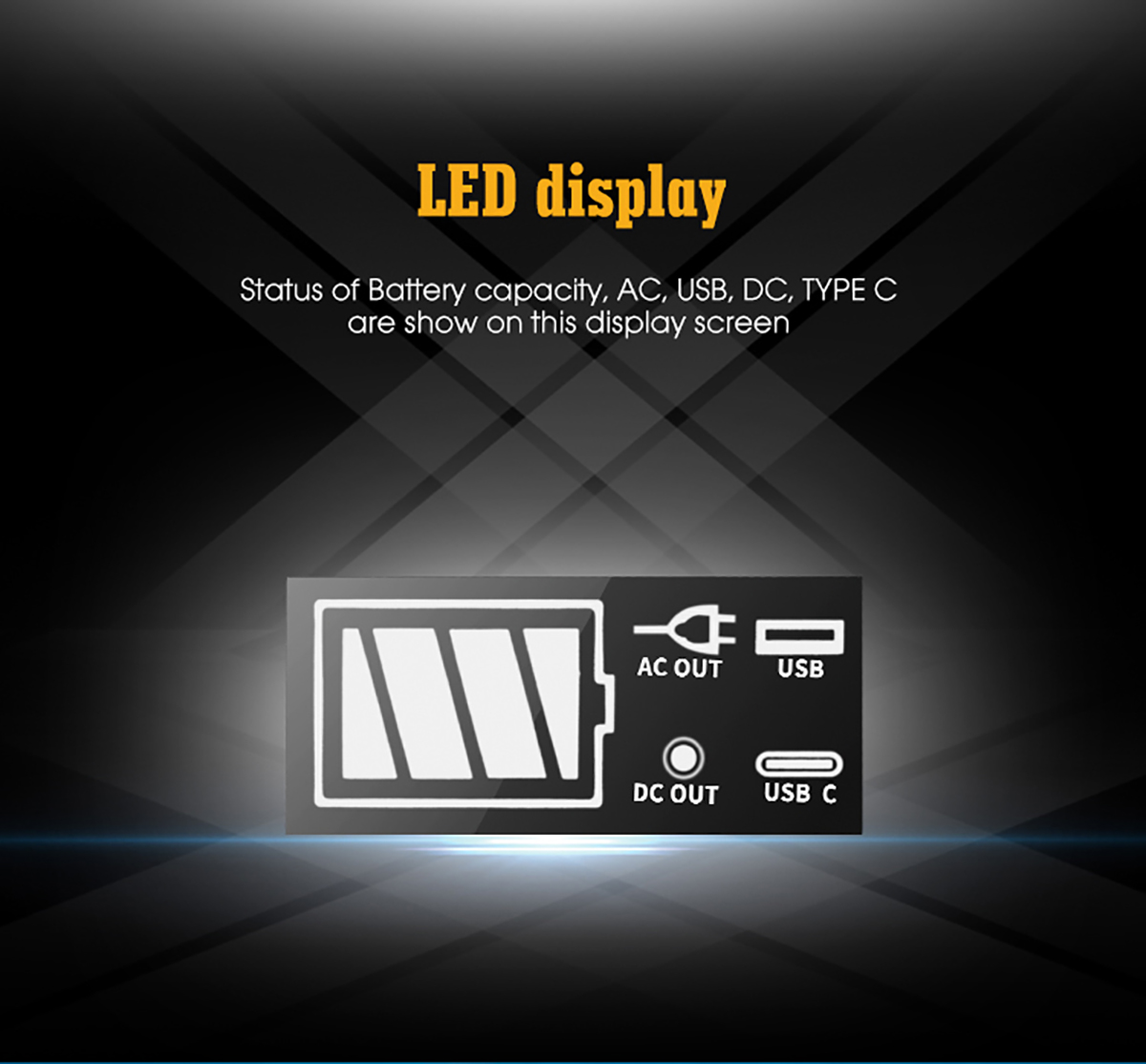 Solar Energy Storage Power Station 100W 110V 220V For Home Emergency