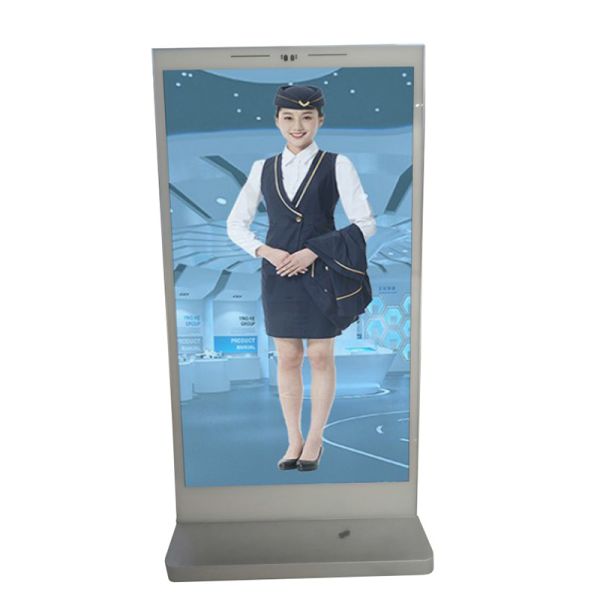 Quality 75 inch Ai Real-Time Interactionai Multimodal Interaction Q&A Engagement Chatbot Robot Kiosk Ai Digital Human for sale