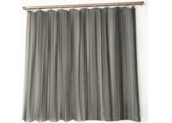 Chain Link Metal Mesh Curtain With Beautiful Color As Draper For Hotel