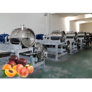  3tons/Day PLC Control Peach Apricot Fruit Processing Line Manufactures