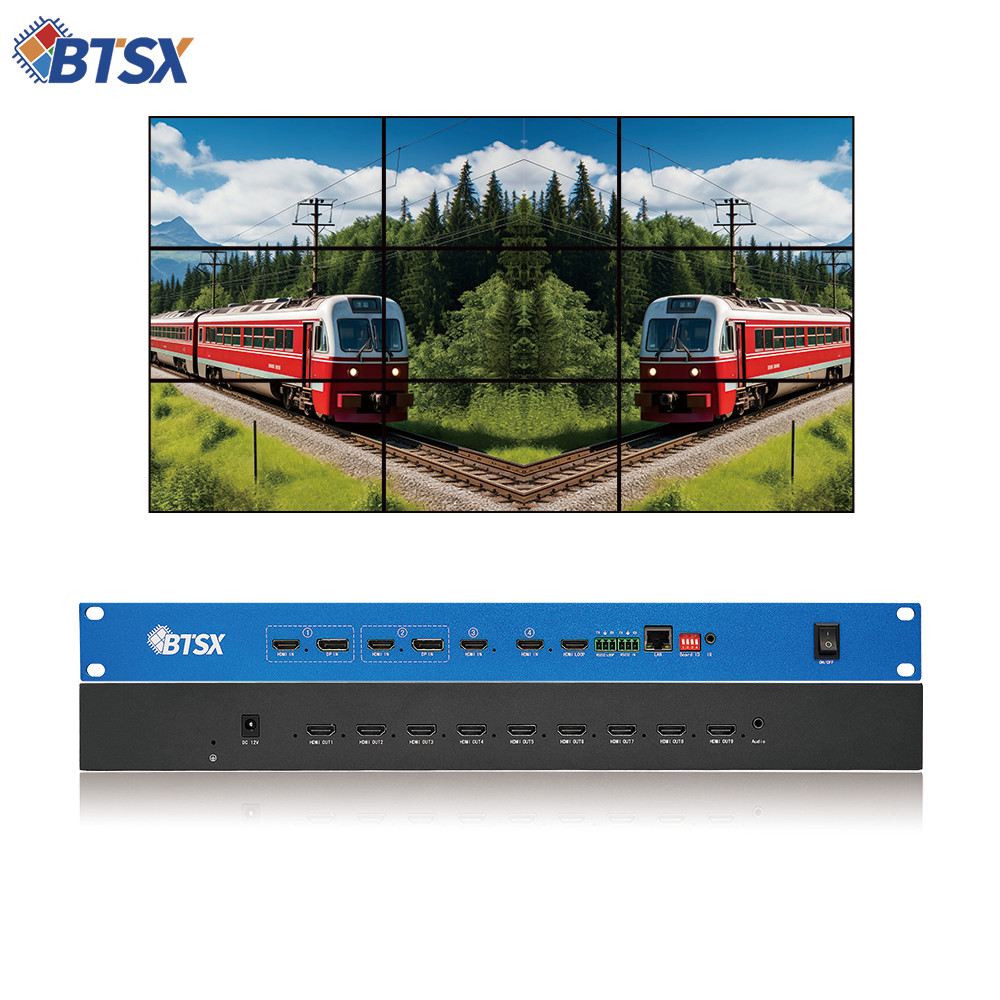 3*3 Multi-Screen Display for Video Conferencing | 4K60 HDMI Processor