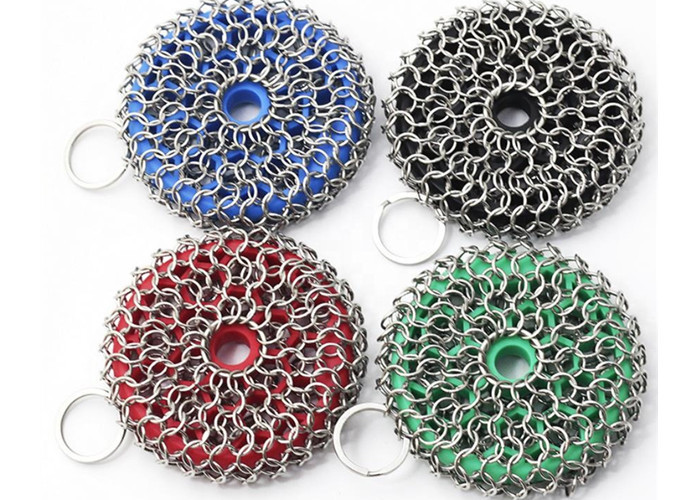 7 Inches Stainless Steel Cleaning Mesh Scrubber