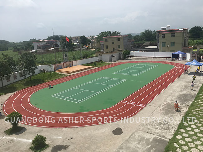 Shock Absorbing Tartan Athletics Track , High Tensile Strength Tartan Gym Floor