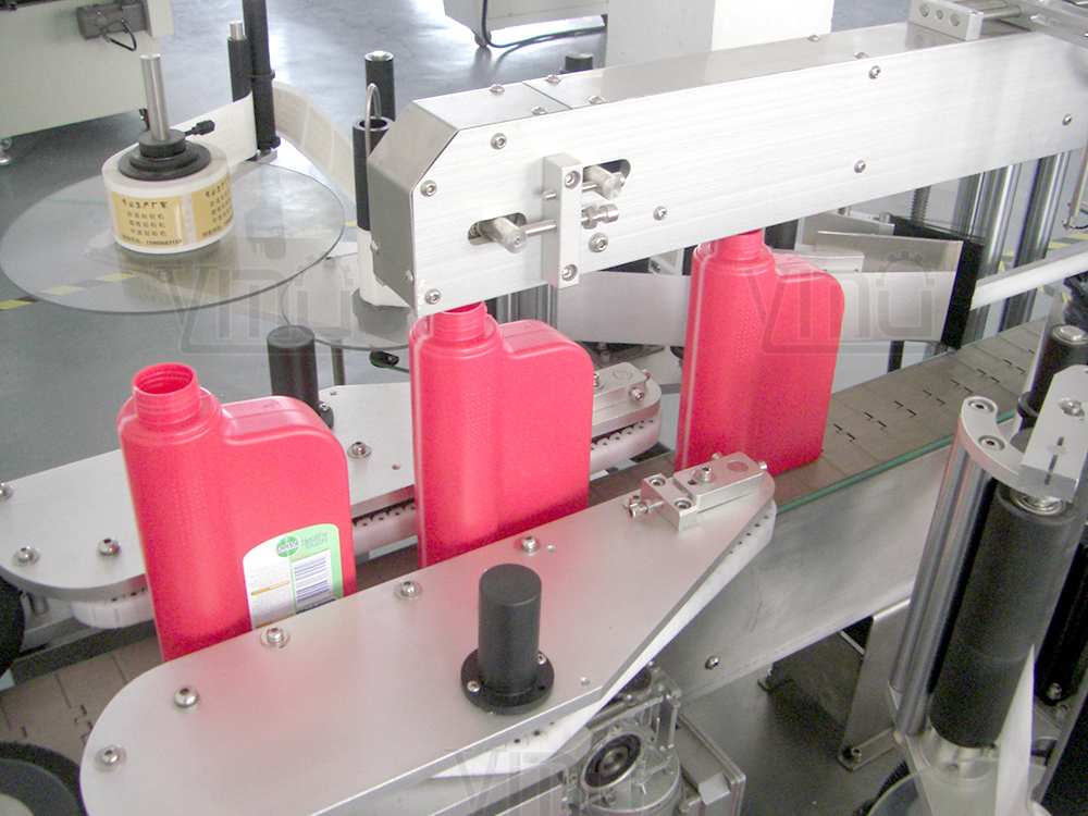 Yimupack Packaging Machines Bottle Sticker Applicator Automatic Round Flat Bottle Labeling Machine