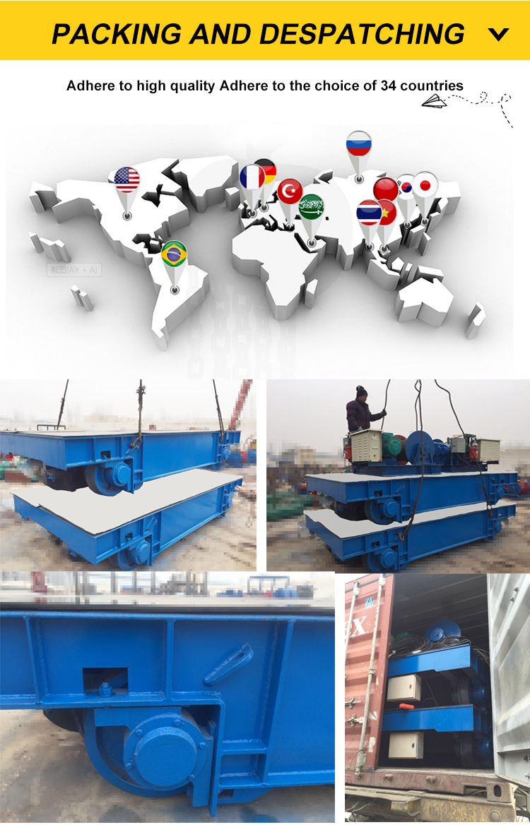 Warning Alarm 30m/Min Transport Motorized Transfer Cart