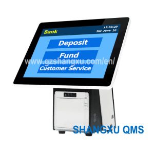  15.6 inch Desktop Table Queue Number Ticket Dispenser Kiosk Machine,Queuing System Token Number Machine,Q Ticket Machine Manufactures