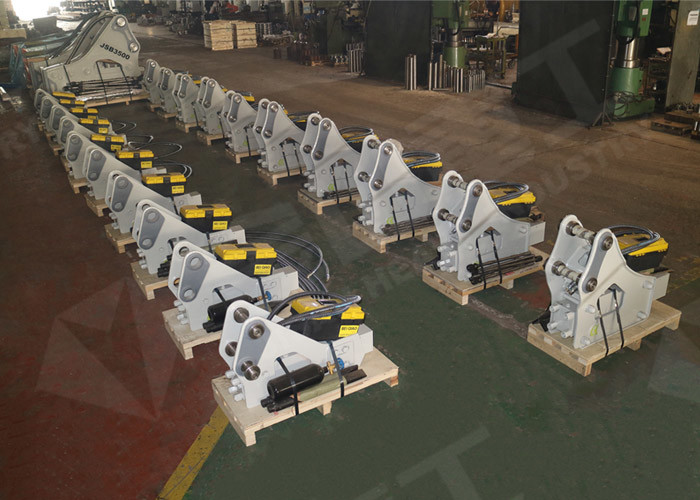 Skid Steer Mounted Mini Rock Hammer For Demolition Equipment