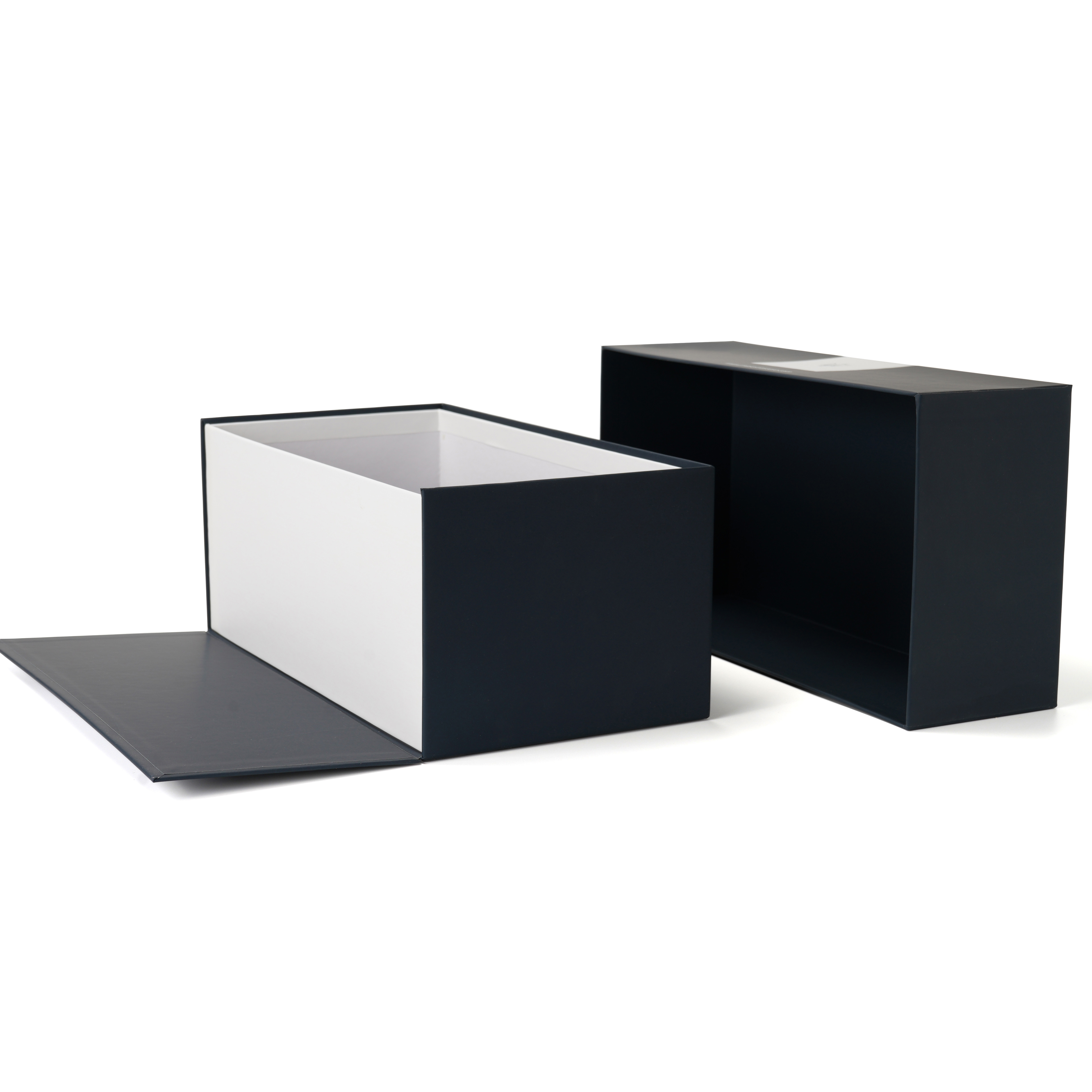 Surface Blue Art Paper Jewellery Presentation Boxes With Lid , Soft Touch Lamination