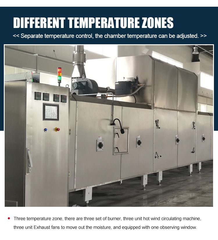 Temperature Adjustable Electric Biscuit Convectional Industrial Cookie Tunnel Oven