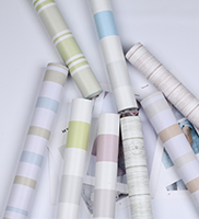 Modern Design Style High Glossy 3D Wall Covering Wallpaper with Fireproof Function and Waterproof Finish