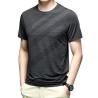 Buy cheap Summer Thin Casual Breathable Sports Loose Ice Silk Short Sleeve T Shirt Men from wholesalers