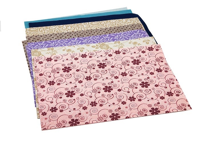 Modern Elegant Non Woven Polyester Fabric Kitchen Dishcloth Flower Printing