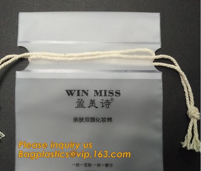 Plastic Bag OEM Custom PVC Loop Handle Image Printed Plastic Shopping Bag,Promotional Clear Waterproof Plastic Cosmetic