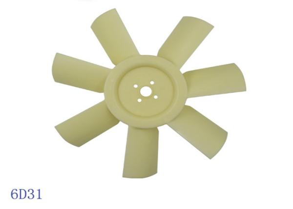 Excavator parts engine fan cooling 6D31 ME018185 fan blade with 4 holes 7 fan