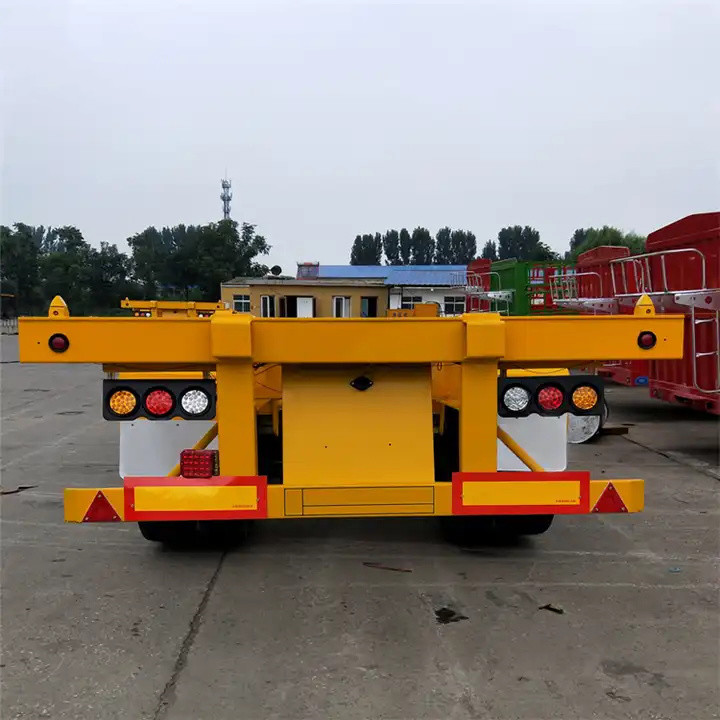 New Design 3 Axle Skeleton Container Chassis Semi Trailer 40ft Skeleton Semi Trailer