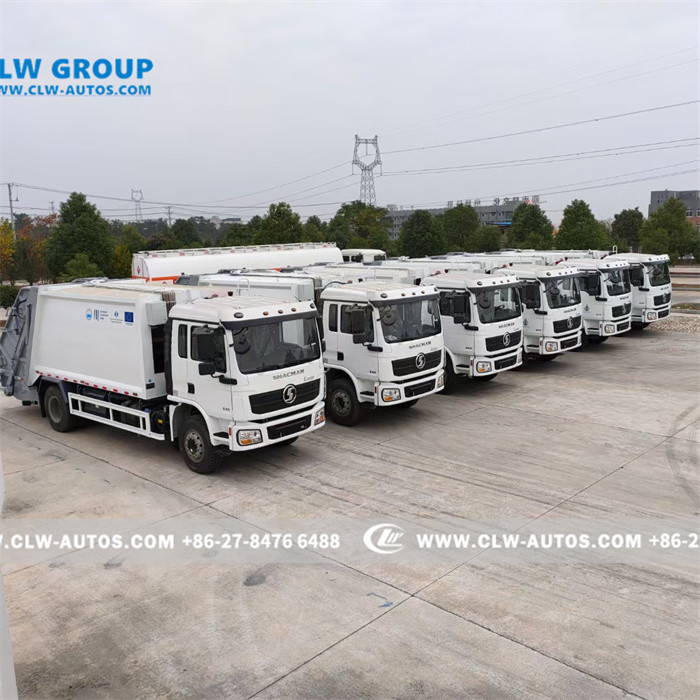 Shacman L3000 10000 liters Compactor Garbage Truck For Trash Collection
