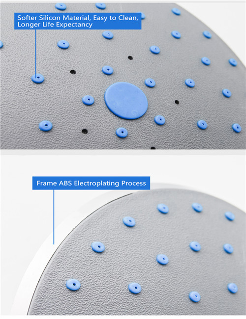 Ceiling / Wall Mounted Rain Shower Head , 6 Inch Round Rain Shower Head Easy Clean