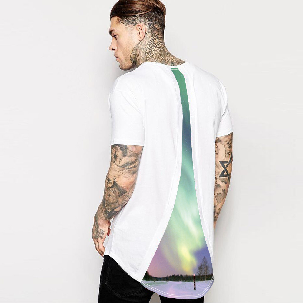Night City Digital Printed Trendy Oversized T Shirts Asian / European US Size
