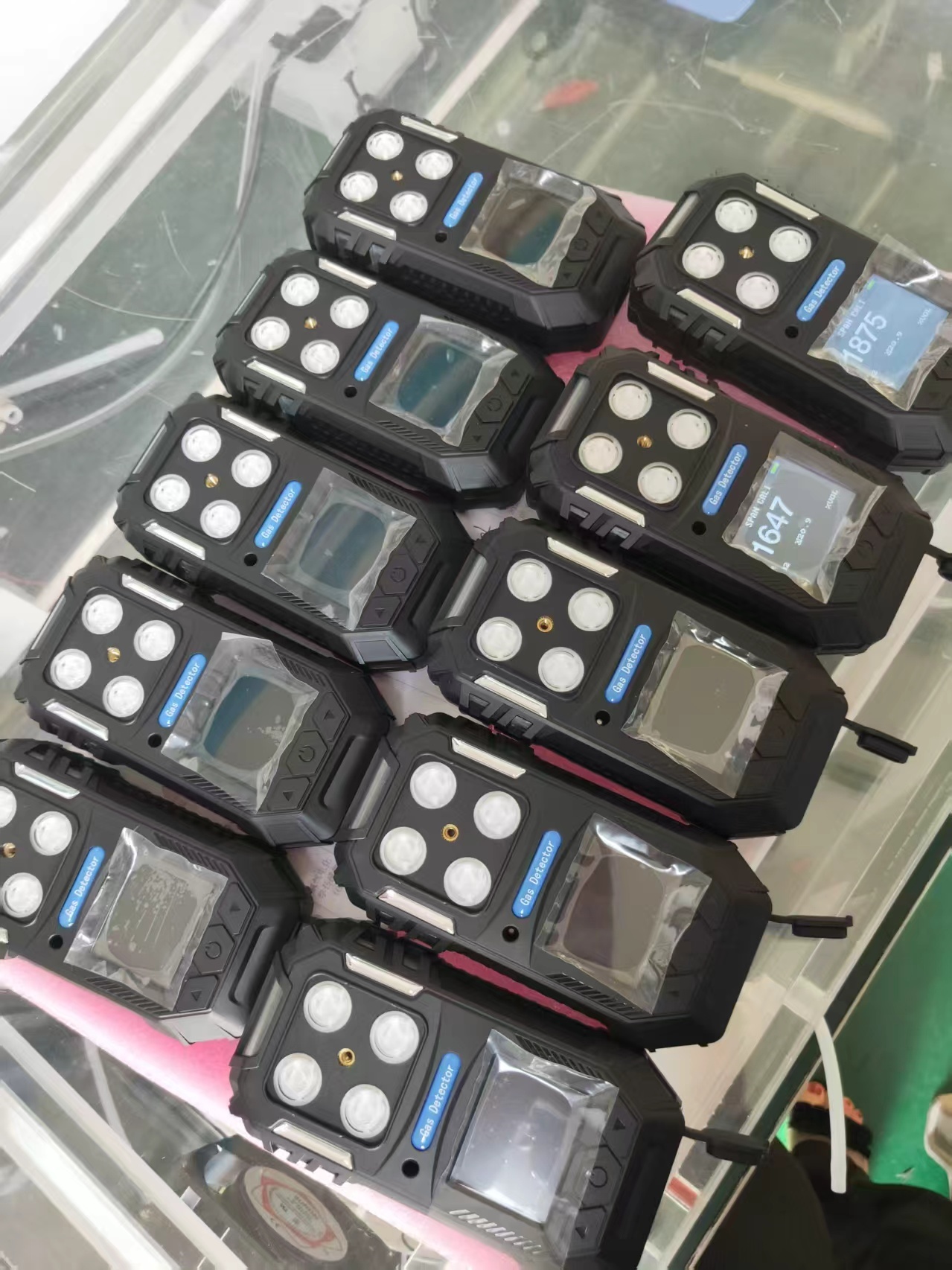 Portable Multi Gas Detector with TFT Color LCD Display Triple Alarm Mode and