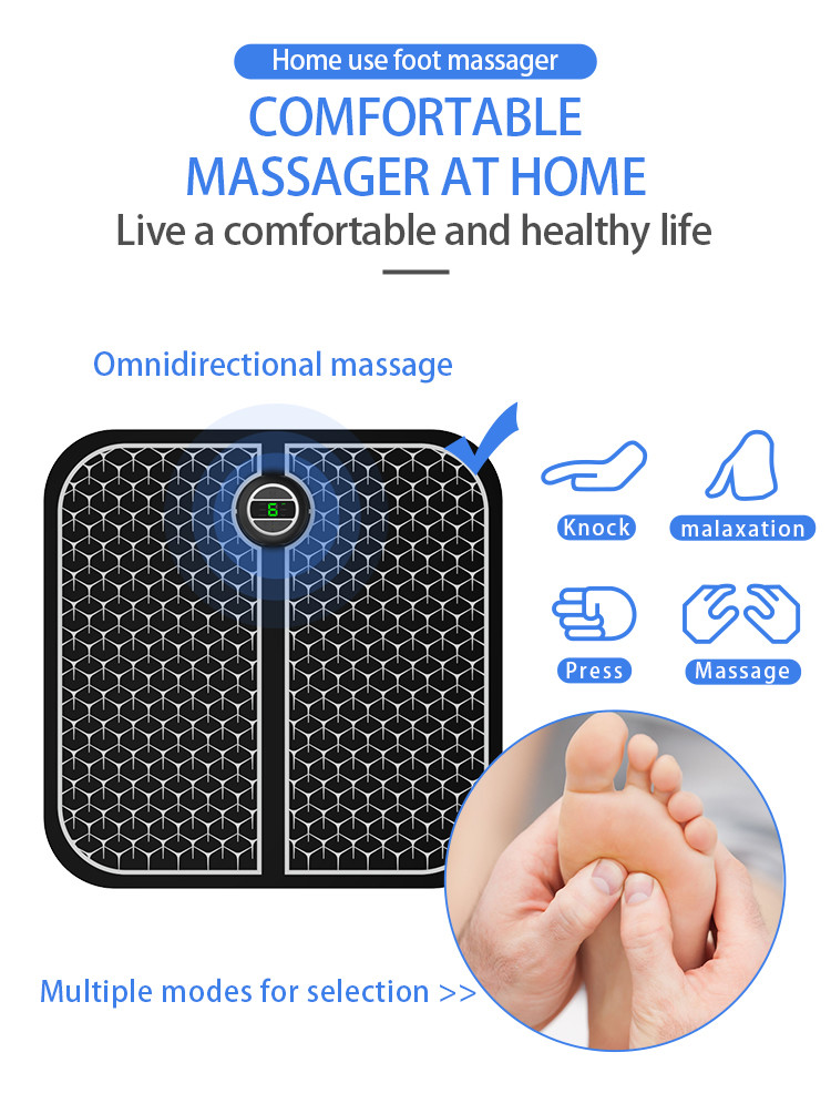 Soreness Relief EMS Leg Reshaping Foot Massager 90mAh 6 Modes