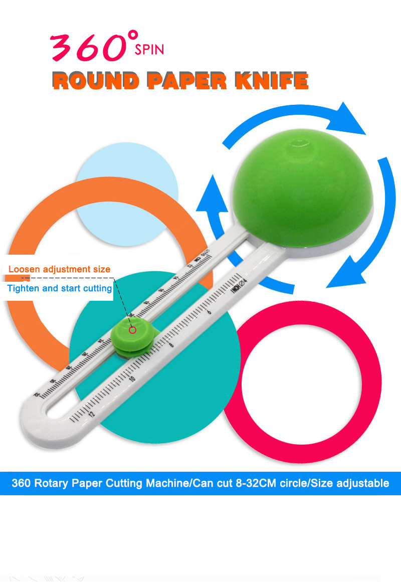 DIY Crafts Mini Rotary Circle Cutter Trimmer For Plastic and Metal Materials 22*7*4
