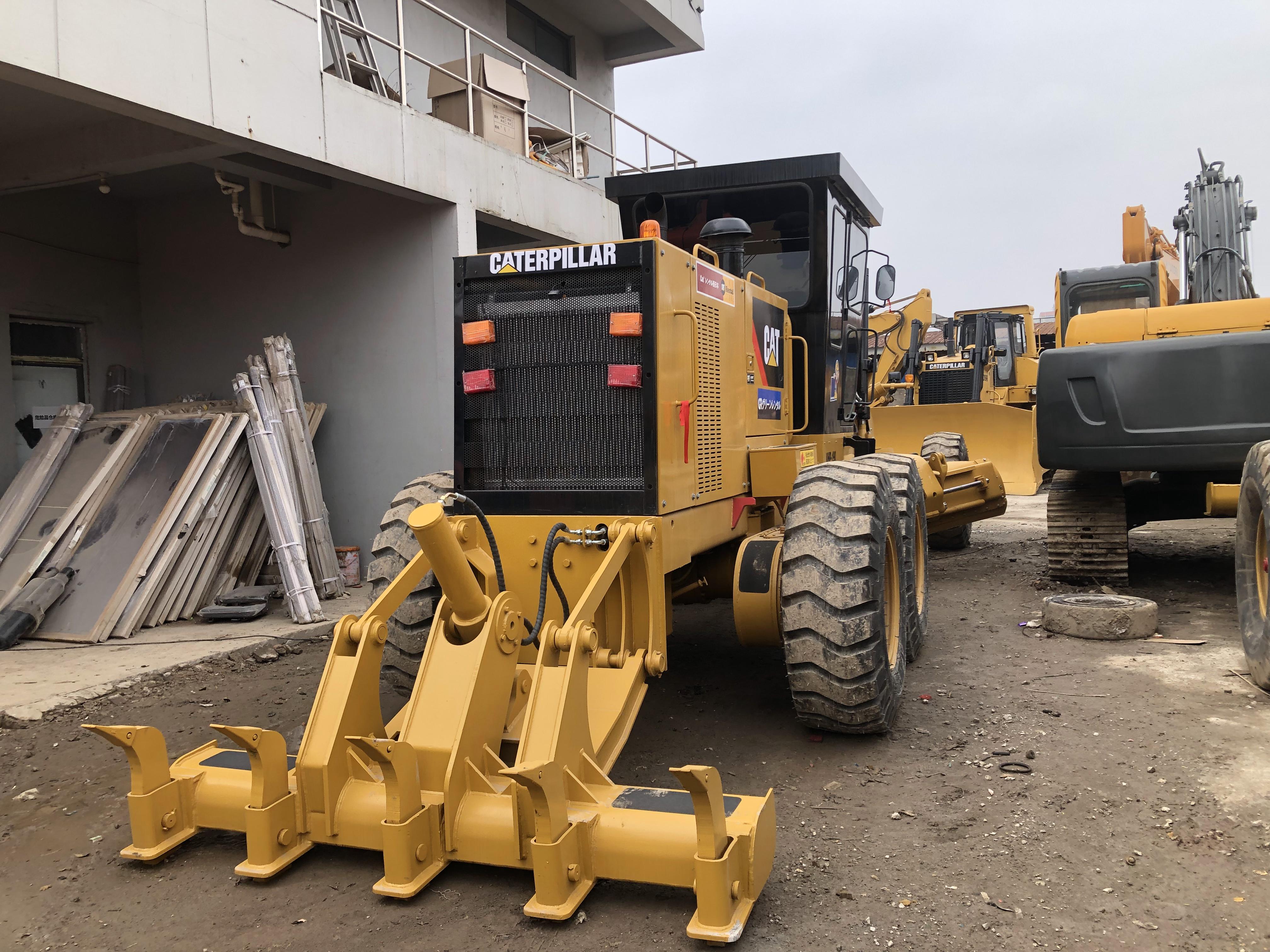Used CAT140H Grader Equipment for Engineering Earthwork Cost in USA 2110 Working Hours