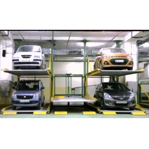 Double Layer Parking Robotic Garage Quad Stacker STMY Parking PSH System