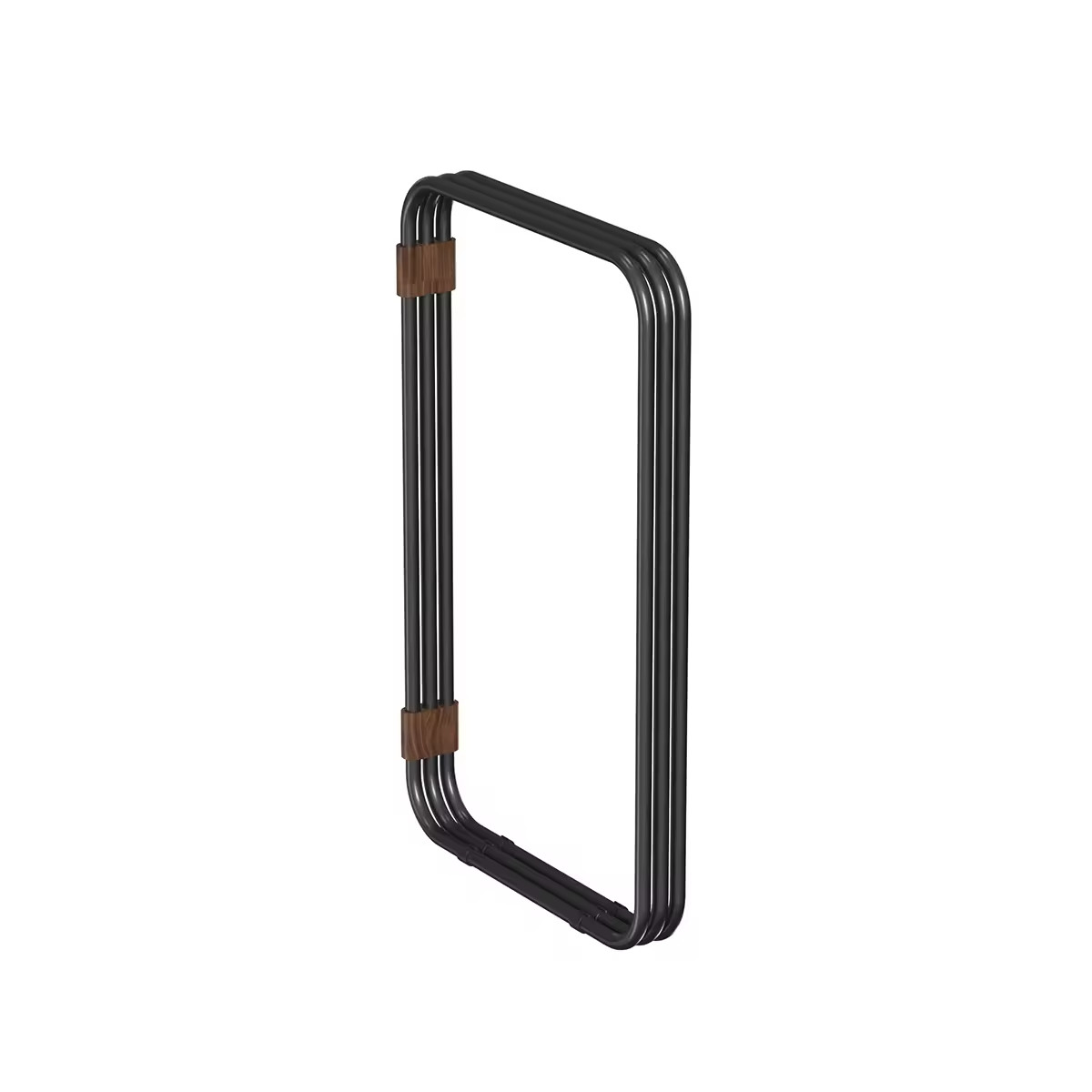 Foldable Removable Rectangle Household Bathroom Metal FOLDABLE Compact Freestanding Towel Holder