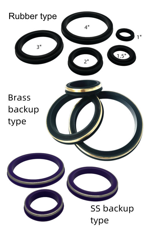 NBR PTFE WECO Hammer Union Seals With High Temperature Resistance