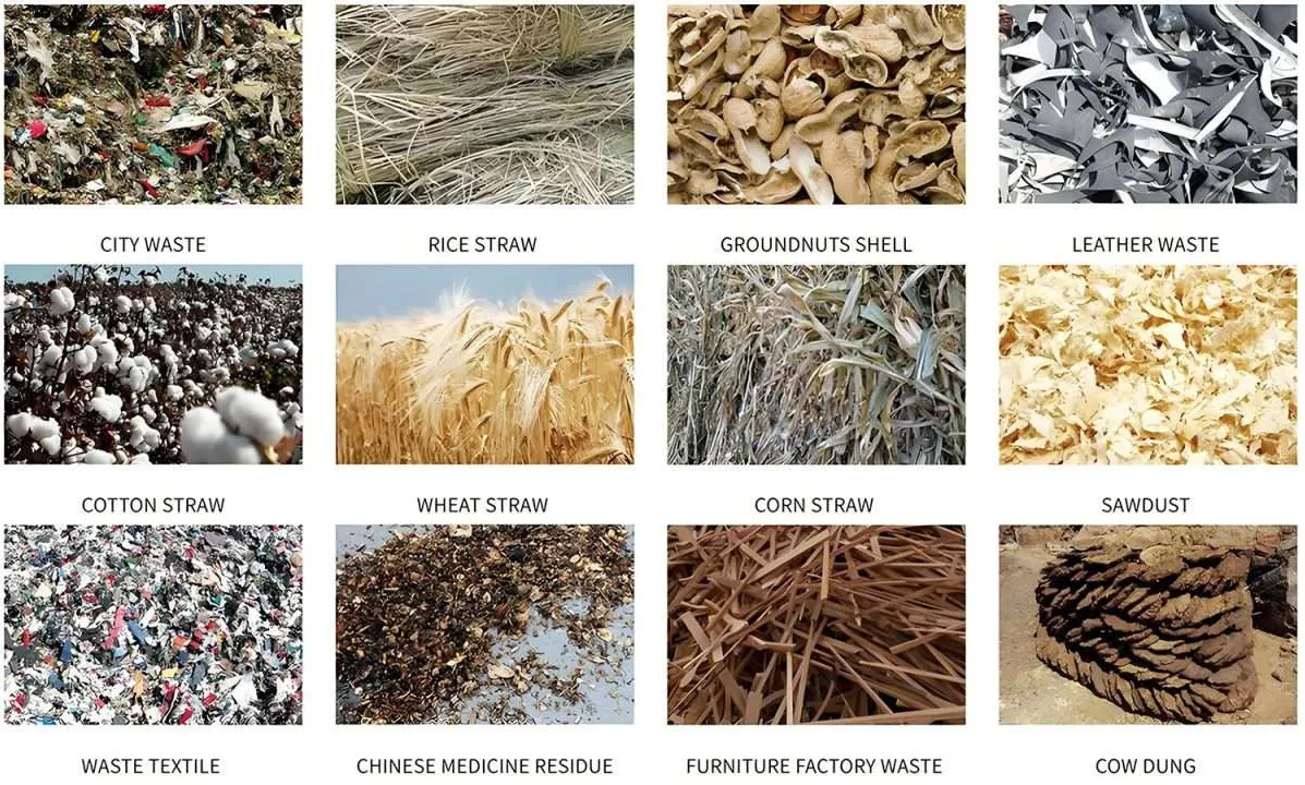 RDF Making Machine Garbage Briquette Compression Making Biomass Roller Press Rdf Briquetting Machine