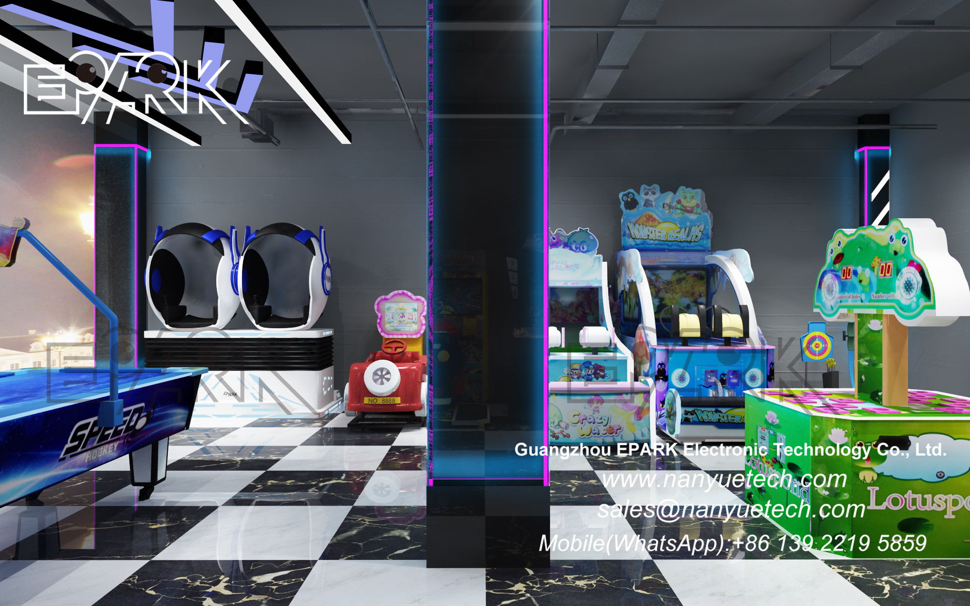 3D Fly Ship Commercial Plastic Kiddy Ride Machine
