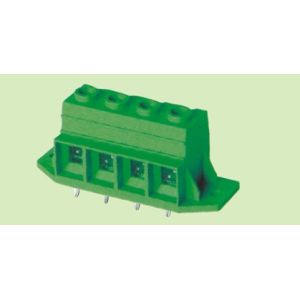 China KF137TM-15.0 Pcb Mount Screw Terminal 4pins Green Color Plug - In Type pcb terminal blocks terminal block on sale