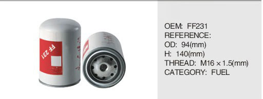 Factory Direct Selling White Fuel Filter For ff231