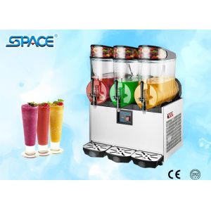 Commercial Grade Slush Machine , Frozen Drink Maker Machine 3x12L Output