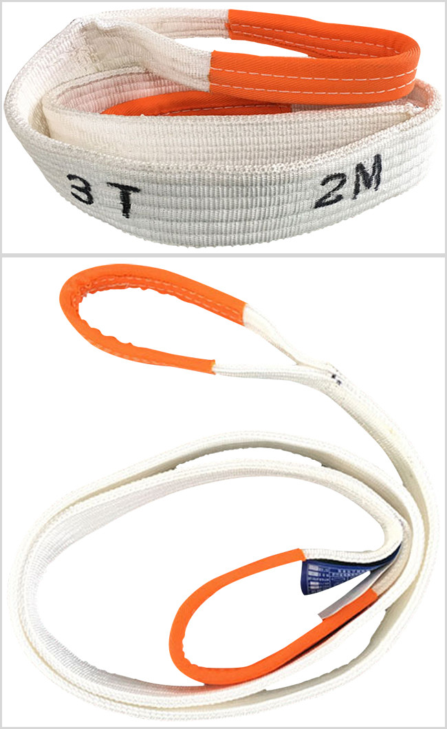 Heavy Duty Polyester Lifting Transmission Tools Endless Flat Eye Webbing Sling
