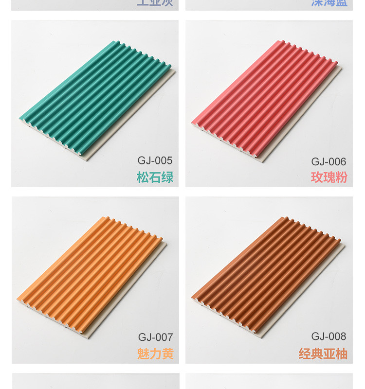 Co Extruded Wood Plastic Composite PVC Wall Panels 15mm