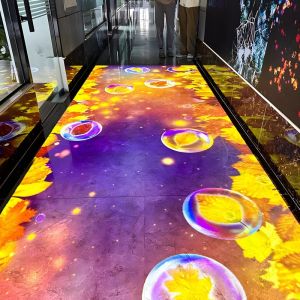 3d Ir Camera Motion Capture Interactive Ground Projection System