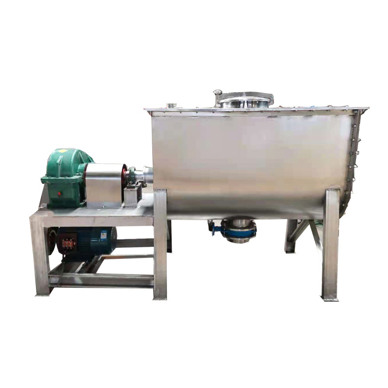 OEM Custom Auger Conveyor Industrial Horizontal Powder Mixing Machine Ribbon Blender