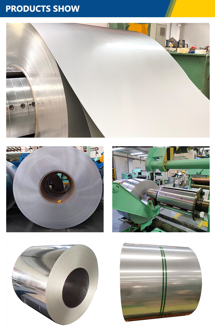 SUS 316 316L Stainless Steel Strip Coil 321 309S 410 430 2B Finish 0.3mm Cold Rolled