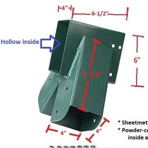 Customized Climbing Frame Corner Brackets with Support Function and Square Round