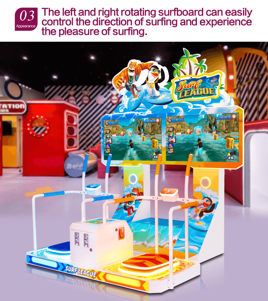 Surf League Sports Arcade Machine Coin Operated Games