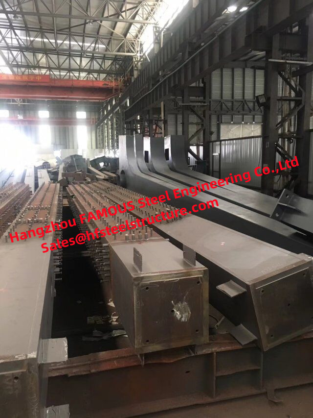 Movable Prefabricated Structural Steel Bridge Pier Abutment Supporting Column Piping Fabrication