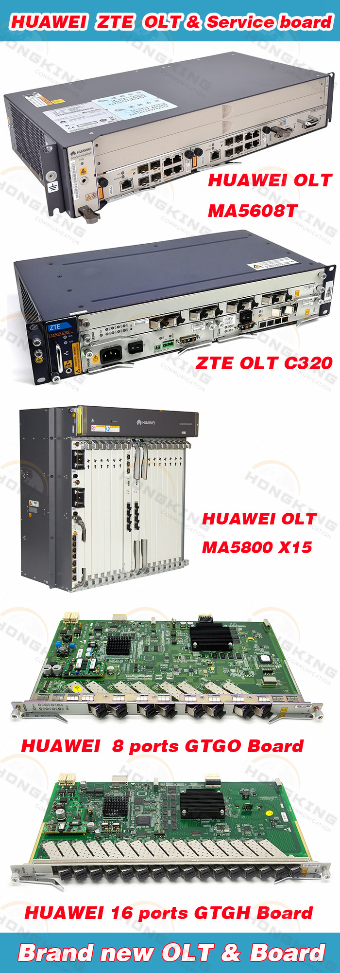 C320 1smax (A31) 1pram Gpon Olt Board
