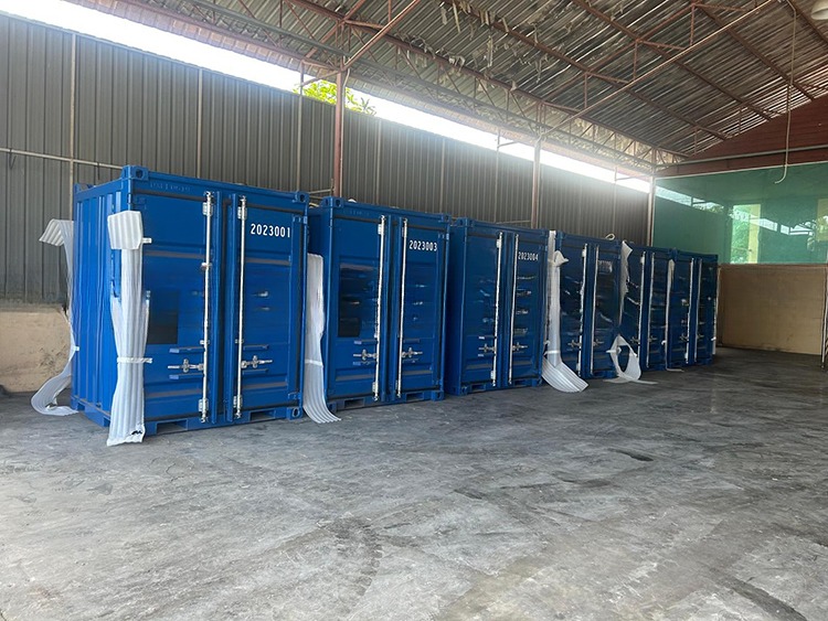 DNV 2.7-1 Standard 6ft Offshore Dry Container with Middle Deck Steel and Corten Material Optional Color/Logo
