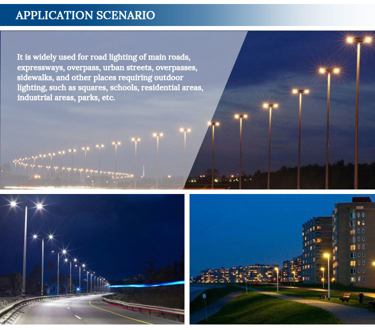 Intelligent Control Led Streetlights 200Watt Led Street Lamp For City Streets