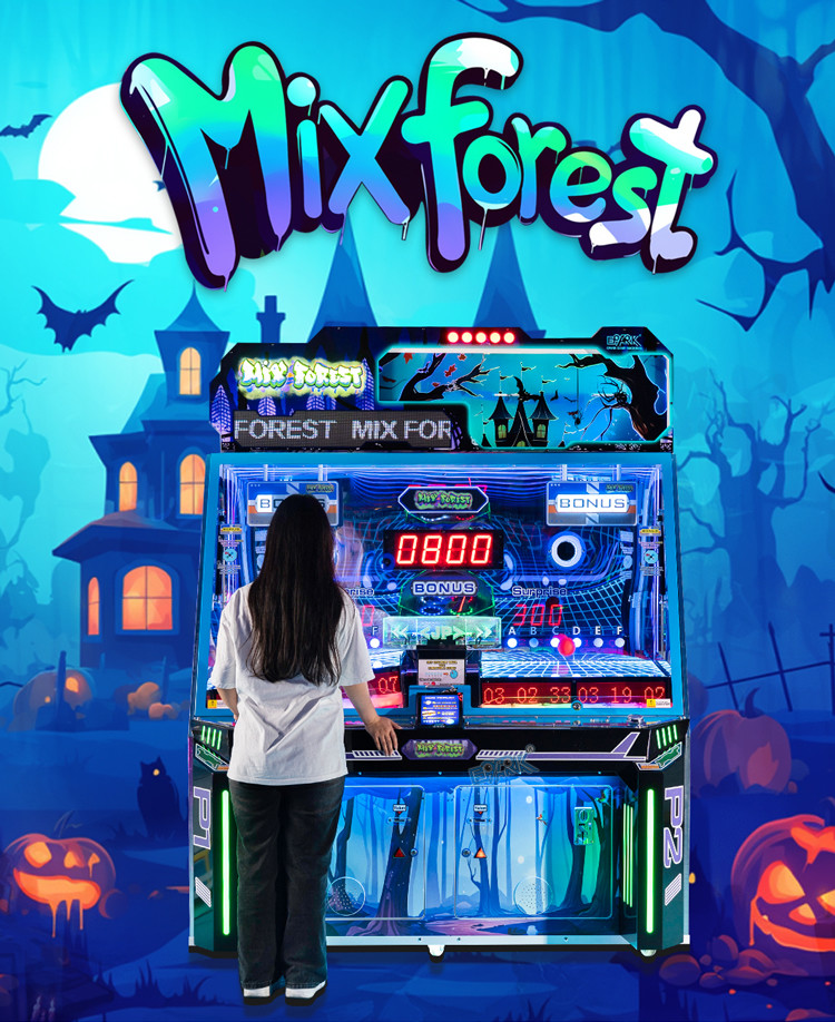 Mix Forest Ticket Redemption Games Machine Coin Operated Game Machine Arcade