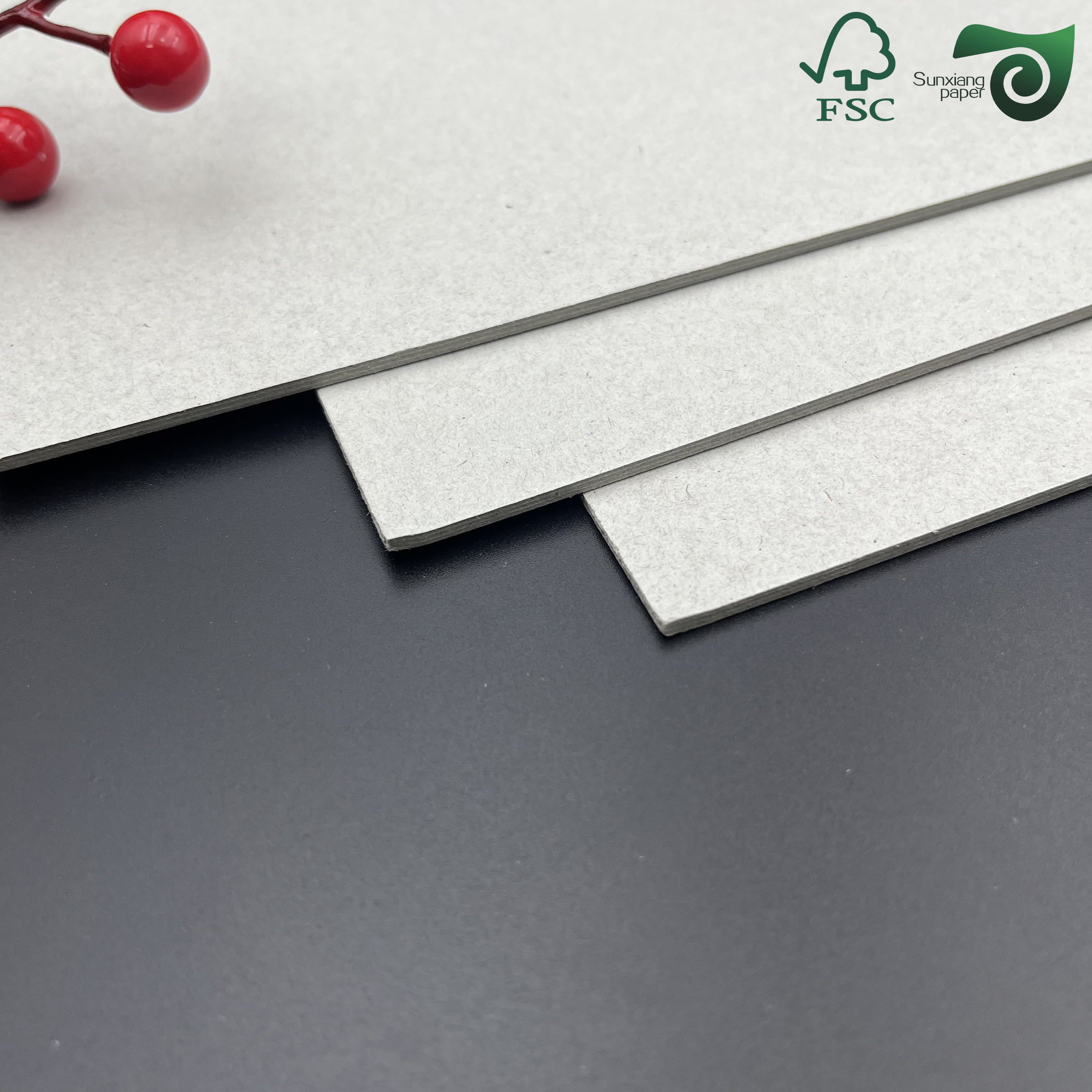 1mm Grey Cored Dual Sided White Cardstock Matte Surface Superior Ink Absorption