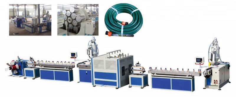 HDPE PVC Pipe Extrusion Line Reinforced Garden Pvc Hose Production Line