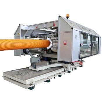 Water Cooling HDPE PE Corrugated Flexible Pipe Machine Making Equipment For Drainage
