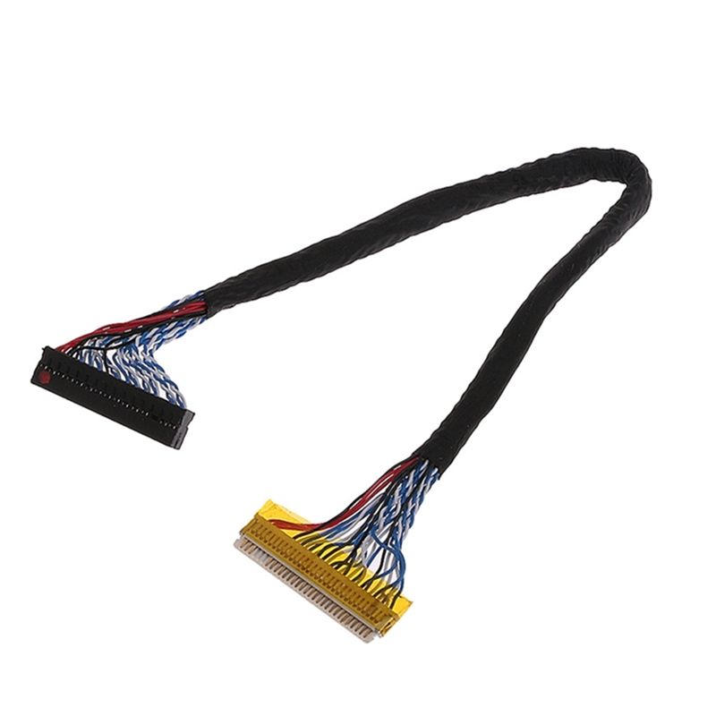 Electronic 30 Pin To 40 Pin Connector LCD Cable LVDS Cable Assembly